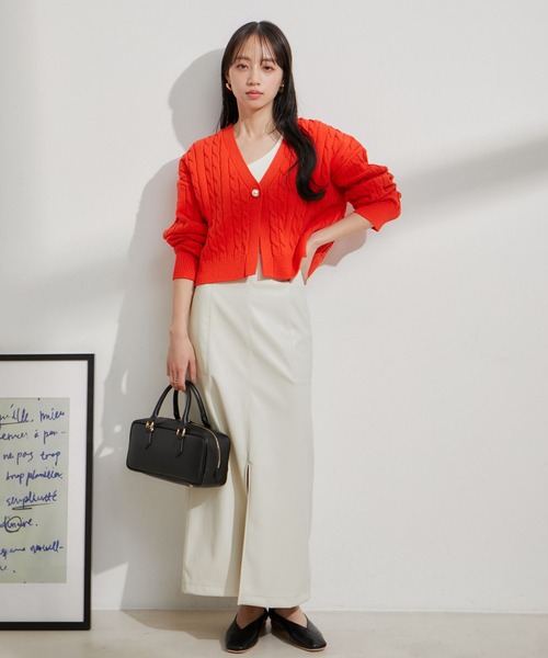 Juze（ジュゼ）の「スクエアトゥバブーシュパンプス（パンプス・レディース・オフホワイト/シルバー/ブラック・S/M/L）」の20枚目の写真