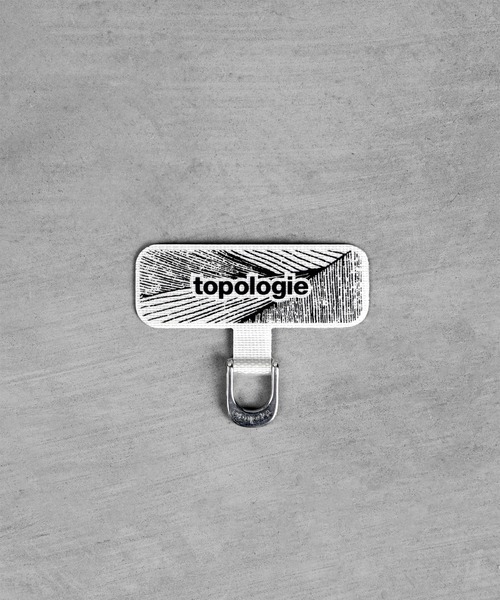 Topologie（トポロジー）の「Phone Strap Adapter フォンストラップ・アダプター D-Ring（スマホグッズ・レディース・グレー/ブラック・ONE SIZE）」の2枚目の写真