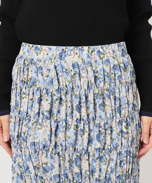 B.C STOCK 【ZOZO限定】ウォッシャブル / フラワープリントスカート