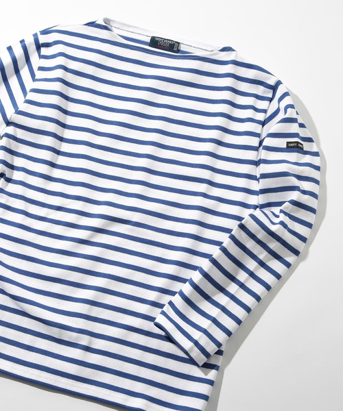 SAINT JAMES（セントジェームス）の「【SAINT JAMES】GUILDO 2501（Tシャツ/カットソー・メンズ・ブルー/ネイビー系2/ネイビー/ブラック・1/000/3/2/6/5/4）」の4枚目の写真