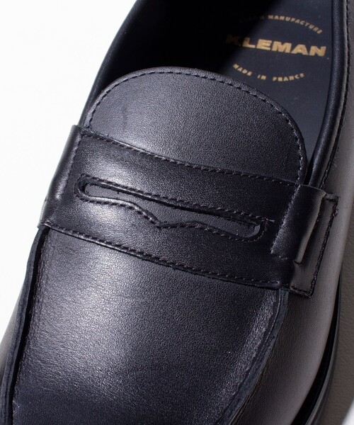 KLEMAN(クレマン)の「【KLEMAN/クレマン】DALIOR/ダリオール コインローファー 革靴 レザー(ドレスシューズ・メンズ・ブラック・40/41/42)」の4枚目の写真