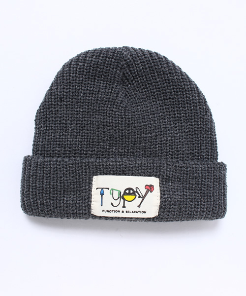 CIAOPANIC TYPY(チャオパニックティピー)の「キッズアゼ編みニットワッチ(ニットキャップ/ビーニー・キッズ・ブラック/グレー/ネイビー/ワインレッド/ブルー/その他21/キャメル/オレンジ/サックスブルー/グリーン/ホワイト/チャコールグレー/マスタード/ロイヤルブルー/カーキ/ベージュ・FREE)」の20枚目の写真