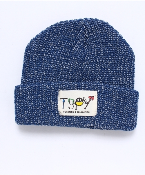 CIAOPANIC TYPY(チャオパニックティピー)の「キッズアゼ編みニットワッチ(ニットキャップ/ビーニー・キッズ・ブラック/グレー/ネイビー/ワインレッド/ブルー/その他21/キャメル/オレンジ/サックスブルー/グリーン/ホワイト/チャコールグレー/マスタード/ロイヤルブルー/カーキ/ベージュ・FREE)」の10枚目の写真
