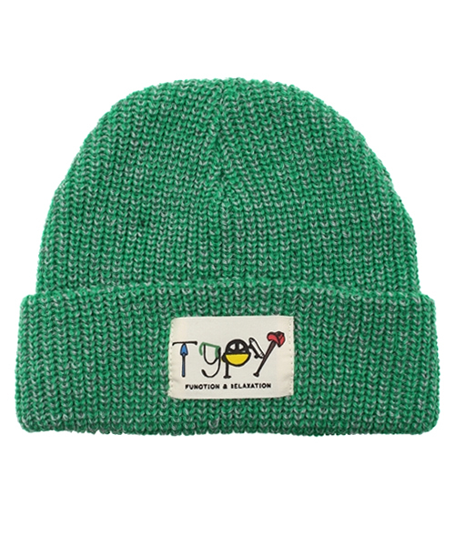 CIAOPANIC TYPY(チャオパニックティピー)の「キッズアゼ編みニットワッチ(ニットキャップ/ビーニー・キッズ・ブラック/グレー/ネイビー/ワインレッド/ブルー/その他21/キャメル/オレンジ/サックスブルー/グリーン/ホワイト/チャコールグレー/マスタード/ロイヤルブルー/カーキ/ベージュ・FREE)」の7枚目の写真