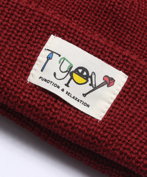 CIAOPANIC TYPY(チャオパニックティピー)の「キッズアゼ編みニットワッチ(ニットキャップ/ビーニー・キッズ・ブラック/グレー/ネイビー/ワインレッド/ブルー/その他21/キャメル/オレンジ/サックスブルー/グリーン/ホワイト/チャコールグレー/マスタード/ロイヤルブルー/カーキ/ベージュ・FREE)」の18枚目の写真