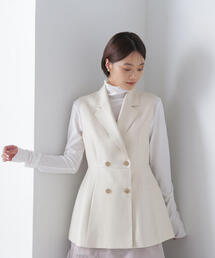 ◇テーラードペプラムジレ