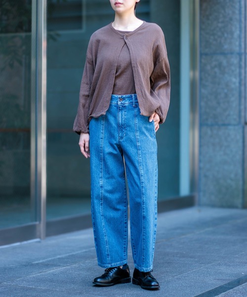 D.M.G. / ディーエムジー] 10ozムラ糸デニム アーモンドパンツ