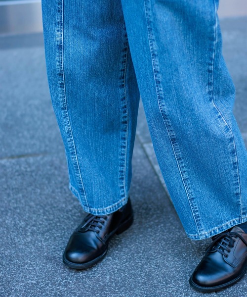 むぎお D.M.G. / ディーエムジー] 10ozムラ糸デニム アーモンドパンツ