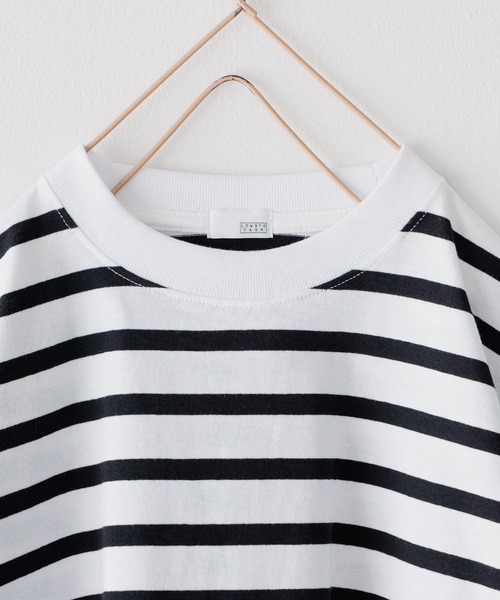 LOWRYS FARM（ローリーズファーム）の「ＵＳＡボーダーＴシャツＳＳ＊　104007（Tシャツ/カットソー・キッズ・レッド/ブラック/ブルー/ピンク/グリーン・110cm/120cm/130cm/140cm/150cm）」の13枚目の写真