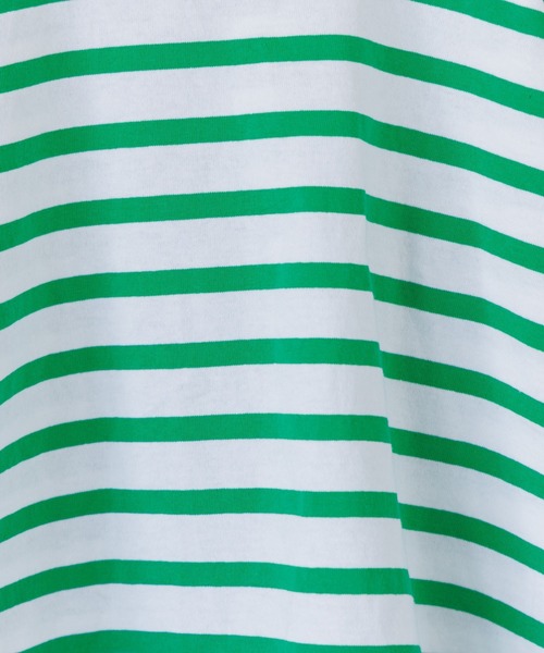 LOWRYS FARM（ローリーズファーム）の「ＵＳＡボーダーＴシャツＳＳ＊　104007（Tシャツ/カットソー・キッズ・レッド/ブラック/ブルー/ピンク/グリーン・110cm/120cm/130cm/140cm/150cm）」の21枚目の写真