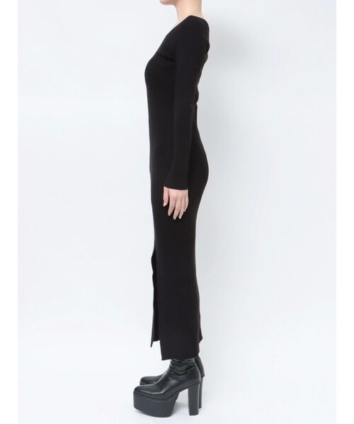 GYDA（ジェイダ）の「2WAYロングニットワンピース（ワンピース・レディース・グレー/ブラック・FREE）」の22枚目の写真