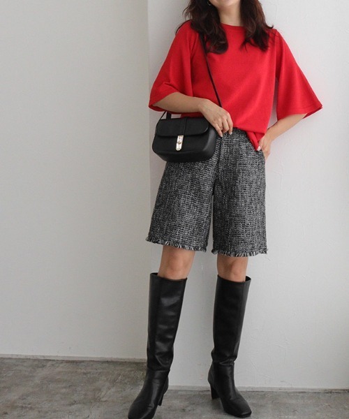 Pierrot(ピエロ)の「ツイードショートパンツ(その他パンツ・レディース・ブラック/ネイビー・M/L/PM)」の22枚目の写真