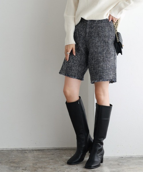 Pierrot(ピエロ)の「ツイードショートパンツ(その他パンツ・レディース・ブラック/ネイビー・M/L/PM)」の20枚目の写真
