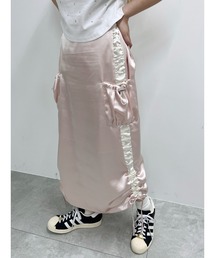 WC | サテンカーゴスカート(スカート)