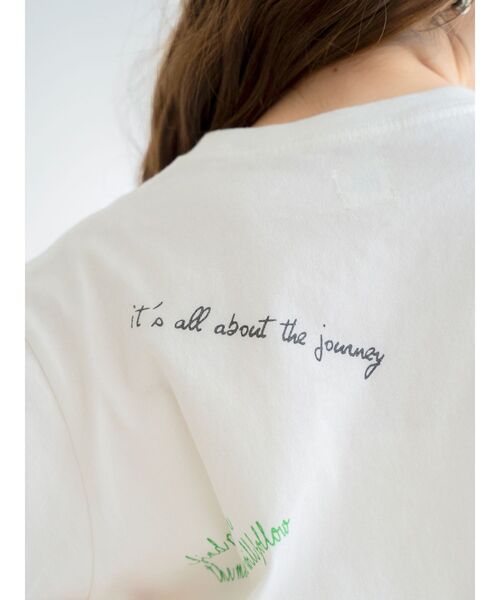 Ungrid(アングリッド)の「ミックスロゴデザインTee(Tシャツ/カットソー・レディース・チャコールグレー/オフホワイト/イエロー・FREE)」の21枚目の写真