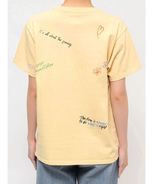 tシャツ 「WEB限定」ドロストミックスロゴTEE レディース WEB限定】ドロストミックスロゴTEE | DOUDOU(ドゥドゥ