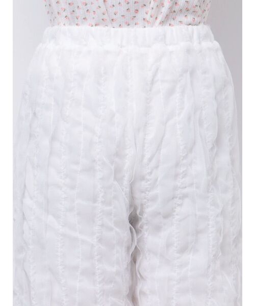 merry jenny（メリージェニー）の「チュールパラシュートパンツ（カーゴパンツ・レディース・オフホワイト/ブラック/ピンク・FREE）」の20枚目の写真