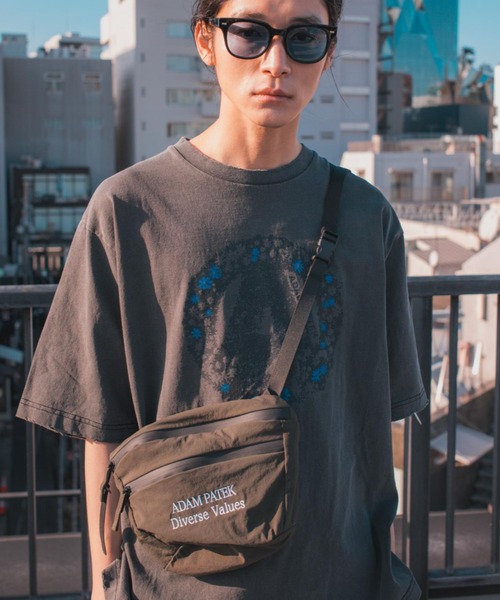 ADAM PATEK(アダムパテック)の「【ADAMPATEK/アダムパテック】nylon mini shoulder bag/ナイロンミニショルダーバッグ(ショルダーバッグ・メンズ・ブラック/カーキ・FREE)」の1枚目の写真
