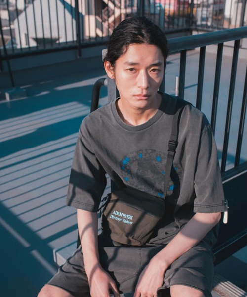 ADAM PATEK(アダムパテック)の「【ADAMPATEK/アダムパテック】nylon mini shoulder bag/ナイロンミニショルダーバッグ(ショルダーバッグ・メンズ・ブラック/カーキ・FREE)」の6枚目の写真