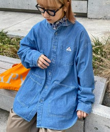 GEVACO | 【UNISEX】【GEVACO / ゲバコ】6.5ozショールカラーデニムワークシャツ(シャツ/ブラウス)