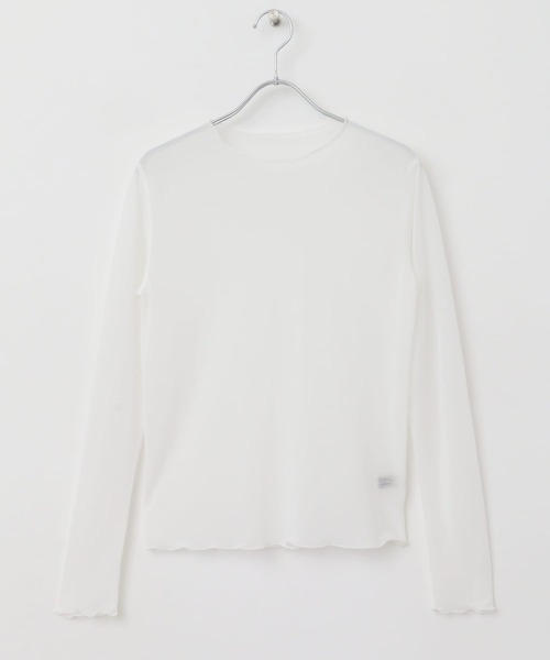 Torrazzo Donna(トラッゾドンナ)の「TORRAZZO DONNA シアーカットソー(Tシャツ/カットソー・レディース・ブラック/ライトブラウン/ホワイト・FREE)」の17枚目の写真