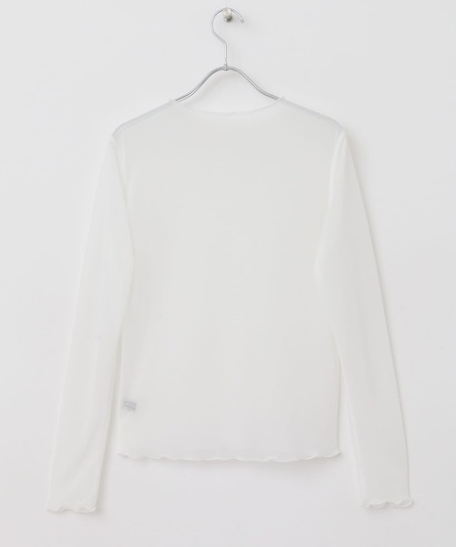 Torrazzo Donna(トラッゾドンナ)の「TORRAZZO DONNA シアーカットソー(Tシャツ/カットソー・レディース・ブラック/ライトブラウン/ホワイト・FREE)」の20枚目の写真