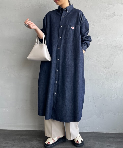 DANTON（ダントン）の「[DANTON/ダントン] ドットボタン デニム