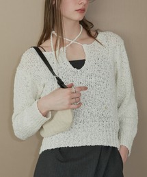 GIUNON | 3way low gauge knit / スリーウェイローゲージニット(ニット/セーター)