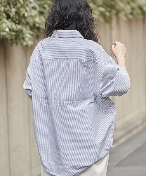 PUBLUX（パブリュクス）の「U.S.POLO ASSN/ユーエスポロアッスン 別注 ワンポイント刺繍ショートスリーブシャツ/ユニセックス/レギュラーカラーシャツ(限定展開)（シャツ/ブラウス・メンズ・ブラック/ブラック系その他/グリーン/ホワイト/ネイビー・SMALL/MEDIUM/LARGE）」の15枚目の写真