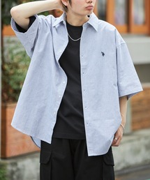 PUBLUX | U.S.POLO ASSN/ユーエスポロアッスン 別注 ワンポイント刺繍ショートスリーブシャツ/ユニセックス/レギュラーカラーシャツ(限定展開)(シャツ/ブラウス)
