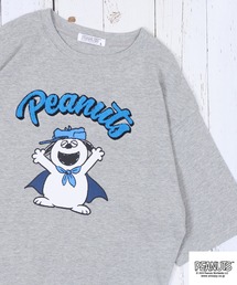 PEANUTS ヘビーウエイトドロップショルダーTシャツ