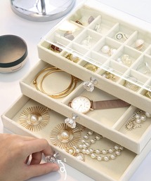 Miniministore（ミニミニストア）の「3段引き出しジュエリー収納ボックス 防塵（収納グッズ）」
