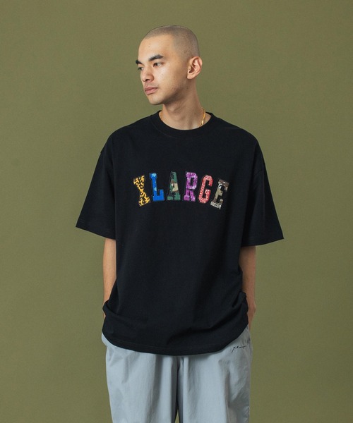 大人気 売切れ前に XLARGE MIXED LOGO S/S TEE アニマル柄◎ XLARGE エクストララージ ANIMAL LOGO S/S TEE アニマル ロゴ T