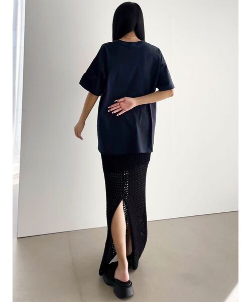 エトロ　スカート ETRO インターシャニット スカート | グレー | FARFETCH JP