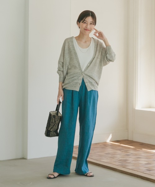 美品★アーバンリサーチドアーズ★UVカット リネンVネックカーディガン URBAN RESEARCH DOORS｜リネンVネックカーディガン | Rakuten