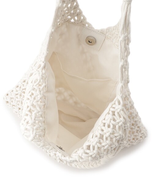 SHOO・LA・RUE（シューラルー）の「◆マクラメトートバッグ（トートバッグ・レディース・キャメル/アイボリー/ブルー・00）」の10枚目の写真