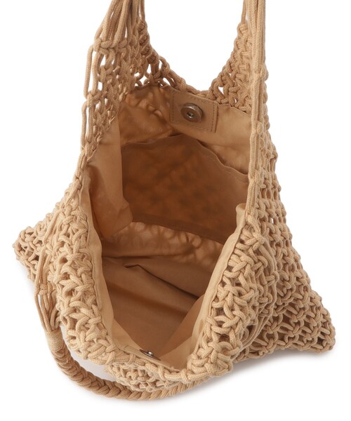 SHOO・LA・RUE（シューラルー）の「◆マクラメトートバッグ（トートバッグ・レディース・キャメル/アイボリー/ブルー・00）」の11枚目の写真