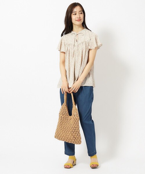 SHOO・LA・RUE（シューラルー）の「◆マクラメトートバッグ（トートバッグ・レディース・キャメル/アイボリー/ブルー・00）」の17枚目の写真