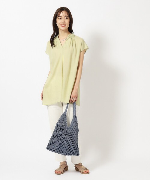 SHOO・LA・RUE（シューラルー）の「◆マクラメトートバッグ（トートバッグ・レディース・キャメル/アイボリー/ブルー・00）」の20枚目の写真