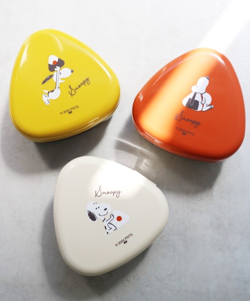 PEANUTS（ピーナッツ）の「販売終了〈PEANUTS/ピーナッツ〉RICE BALL CASE ONIGIRI/ライスボールケース（お弁当箱・レディース・レッド/イエロー/アイボリー/パープル/ピンク/イエロー× ブルー・ONE SIZE）」の2枚目の写真