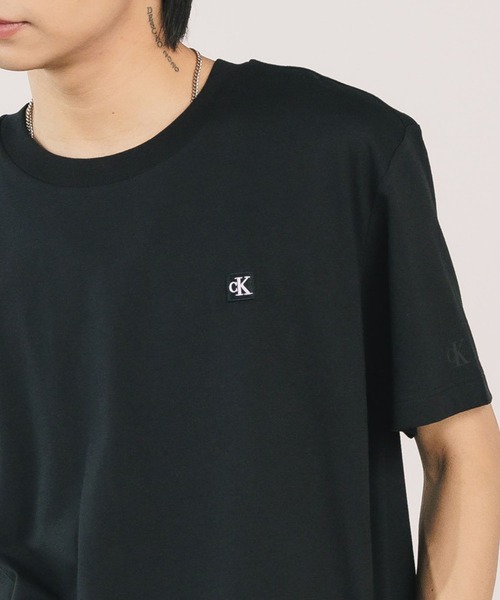 Calvin Klein/カルバンクライン A-SSREG BDG LOGO TEE Tシャツ