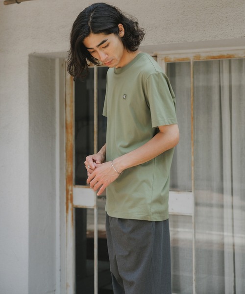 【人気】Calvin Klein カルバンクライン　シャツ　アーミーグリーン CK calvin klein カルバンクライン グリーン シャツジャケット |高円寺