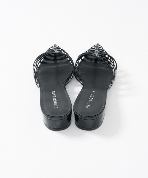 RIVE DROITE（リヴドロワ）の「【華やかさUP】ボーンミュール（サンダル・レディース・ブラック/シルバー・S/M/L）」の13枚目の写真