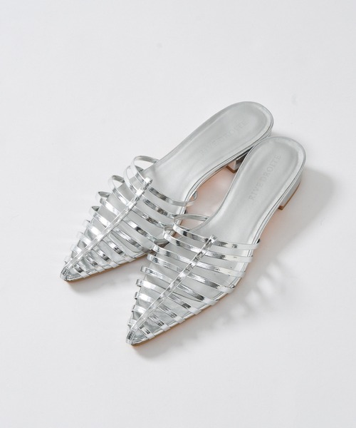 RIVE DROITE（リヴドロワ）の「【華やかさUP】ボーンミュール（サンダル・レディース・ブラック/シルバー・S/M/L）」の6枚目の写真