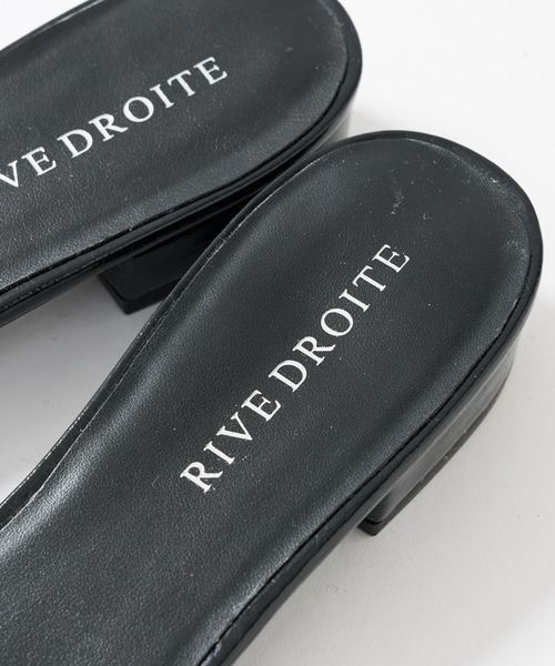 RIVE DROITE（リヴドロワ）の「【華やかさUP】ボーンミュール（サンダル・レディース・ブラック/シルバー・S/M/L）」の15枚目の写真