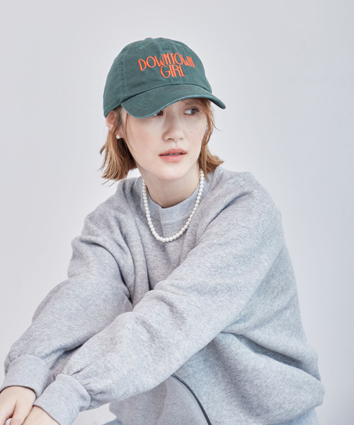 OUTDOOR PRODUCTS Usual Things（アウトドアプロダクツユージュアルシングス）の「≪追加≫DOWNTOWN GIRL CAP（キャップ・レディース・ブラック/ブルー/ベージュ/ボルドー/ピンク/グリーン・FREE）」の11枚目の写真