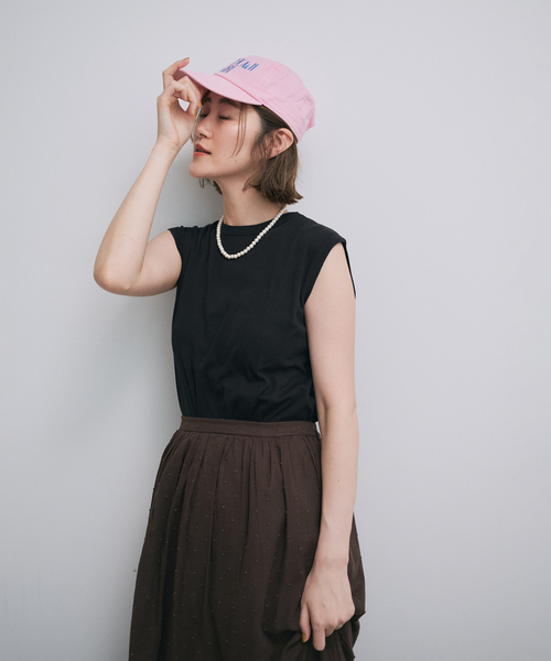 OUTDOOR PRODUCTS Usual Things（アウトドアプロダクツユージュアルシングス）の「≪追加≫DOWNTOWN GIRL CAP（キャップ・レディース・ブラック/ブルー/ベージュ/ボルドー/ピンク/グリーン・FREE）」の16枚目の写真