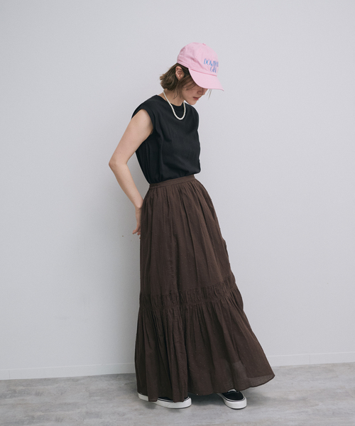 OUTDOOR PRODUCTS Usual Things（アウトドアプロダクツユージュアルシングス）の「≪追加≫DOWNTOWN GIRL CAP（キャップ・レディース・ブラック/ブルー/ベージュ/ボルドー/ピンク/グリーン・FREE）」の17枚目の写真