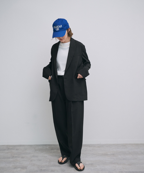 OUTDOOR PRODUCTS Usual Things（アウトドアプロダクツユージュアルシングス）の「≪追加≫DOWNTOWN GIRL CAP（キャップ・レディース・ブラック/ブルー/ベージュ/ボルドー/ピンク/グリーン・FREE）」の22枚目の写真