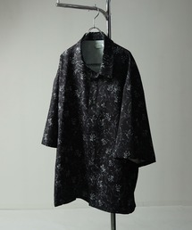 NILWAY | ドレープ ルーズハーフスリーブ総柄 半袖シャツ(シャツ/ブラウス)